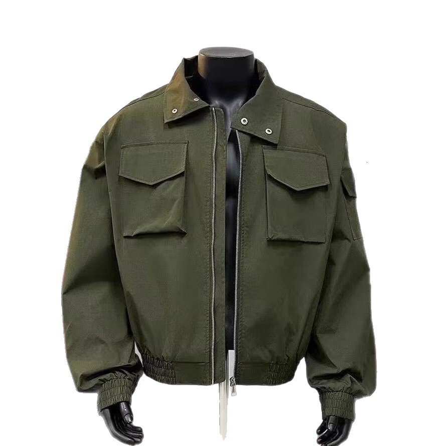 American Style Oversized High-end Cool Workwear Jacket For Men Designer Jacket Spring And Autumn Couples Trendy Brand Niche Plus Size Coat