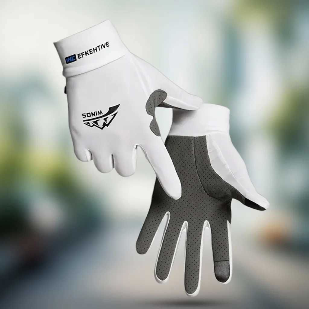 Ice Silk Cycling Gloves Breathable Lightweight Anti Slip Sunscreen Full Finger Outdoor Sports Driving Fishing Gloves J251029