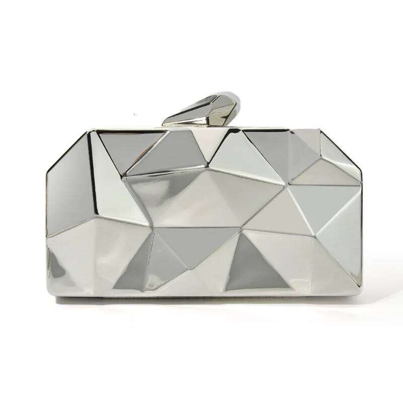 Designer Bags New Fashionable Small Metal Portable Chain Diagonal Span Clutch Dinner Bag Luxury Bag