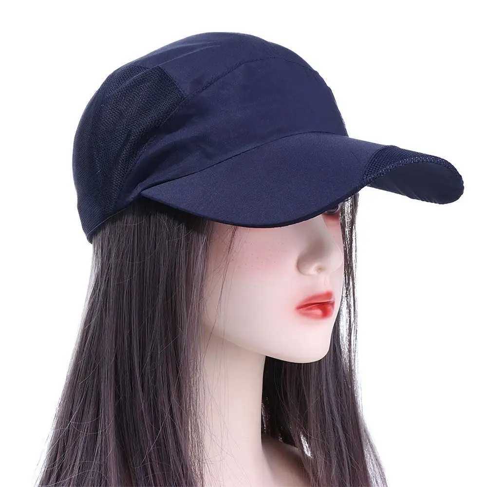 Simple Outdoor Golf Korean Style Breathable Sport Cap Adjustable Visor Cap Quick Dry Mesh Cap Baseball Hat Mesh CapsW251029