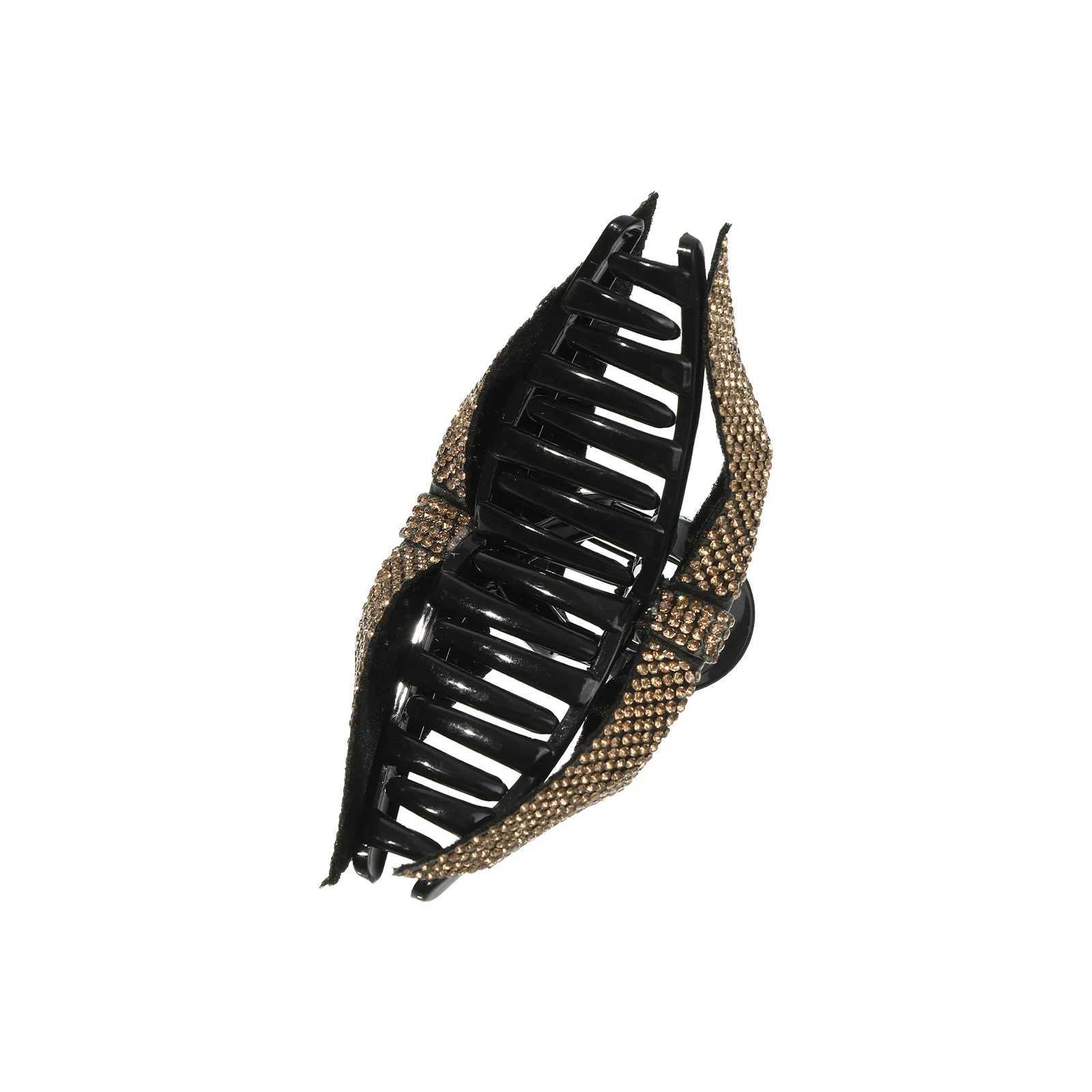 1pc Korean Sweet Bow Rhinestone Hair Claw Hairpin Fashion Elegant Hair Accessories For Women Girls Hair Ornament HeadwearW251028