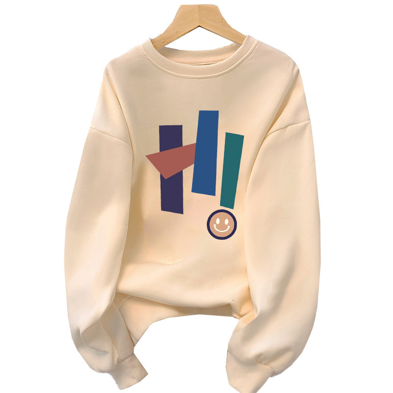 American Ins style age reducing round neck sweatshirt designer wool lining thickened autumn and winter new top suitable for both men and women