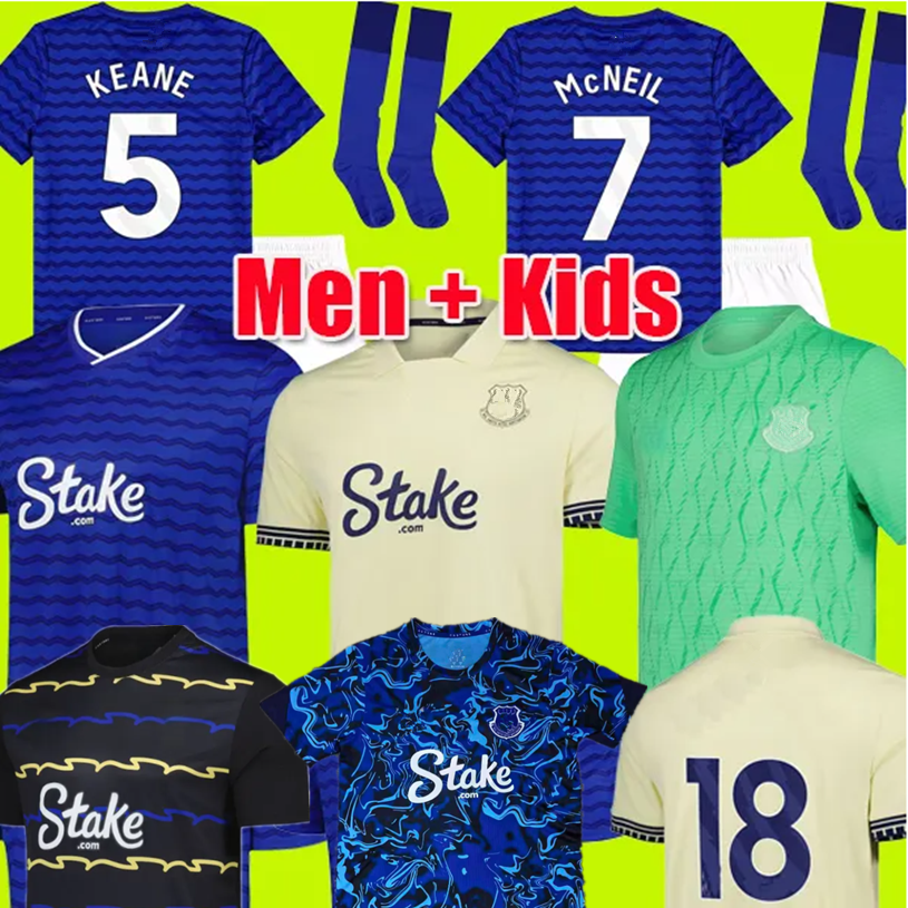 25 26 GREALISH BRANTHWAITE Evertoon Soccer Jerseys DANJUMA NDIAYE HARRISON MYKOLENKO TARKOWSKI COLNMAN YOUNG GUEYE PICKFORD 2025 2026 football men shirt 16-4XL