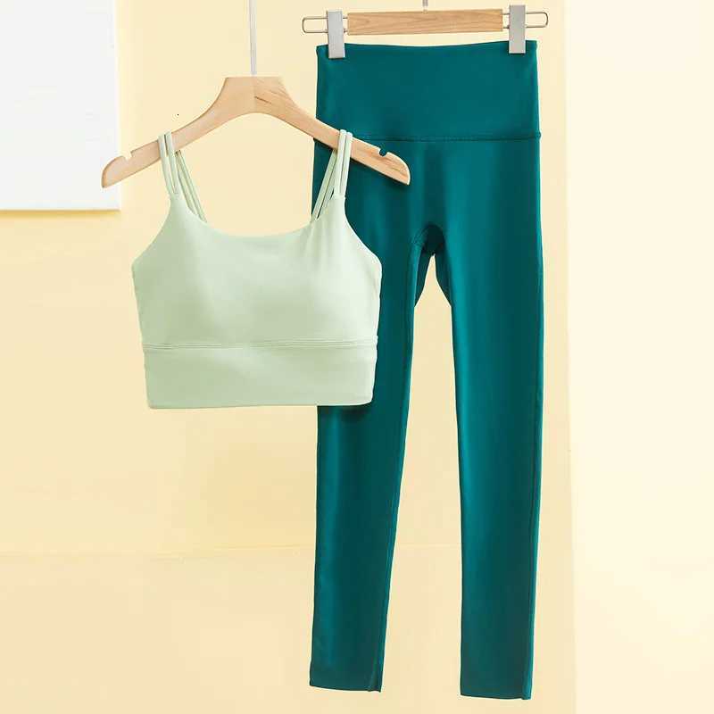 Women Yoga Suit Sports Bra Scrunch Butt Workout Leggings Yoga Pant Sets 2 Piece Sets Women Gym Outfit Sport Set Gym SetsXJ251029