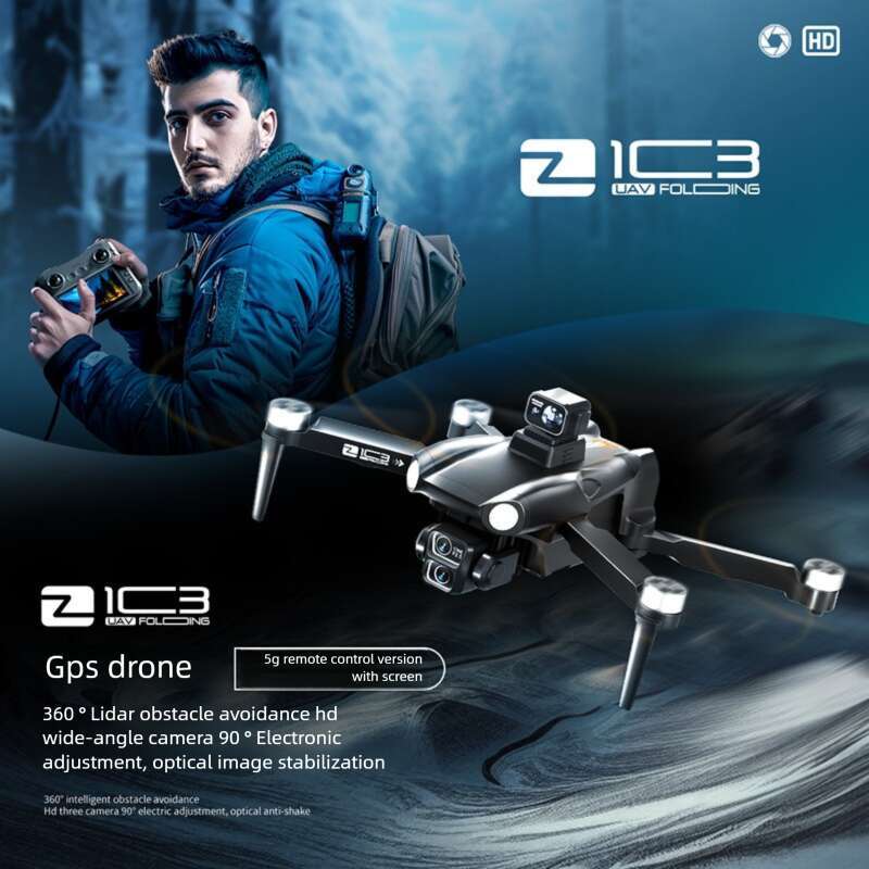 Z Drone With Inch Screen Brushless Motor HD Aerial Photography GPS Positioning Remote Control Aircraft