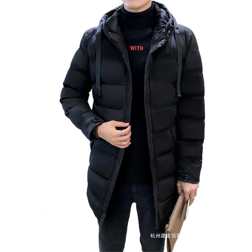 Thicken Warm Men Long Parka Fashion Casual Winter Windbreaker Jacket with Hood Coats Fashion Clothing for Men Allmatch 251028