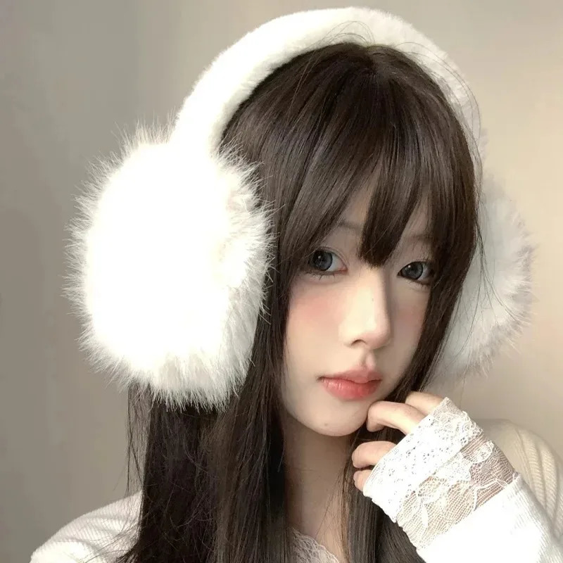 2025 Winter Earmuffs for Women Men Outdoor Fashion Solid Soft Plush Ear Keep Warmer Earflap Protection EarMuffs Ear Cover 251029