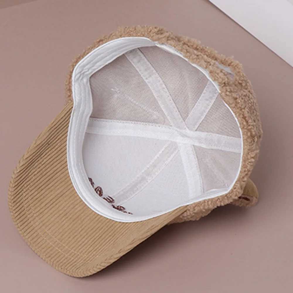 Childrens Letter Hat Cartoon Cute Plush Cat Ear Duckbill Caps Autumn Winter Boys Girls Warm Outdoor Travel Baseball Cap For Kid251028
