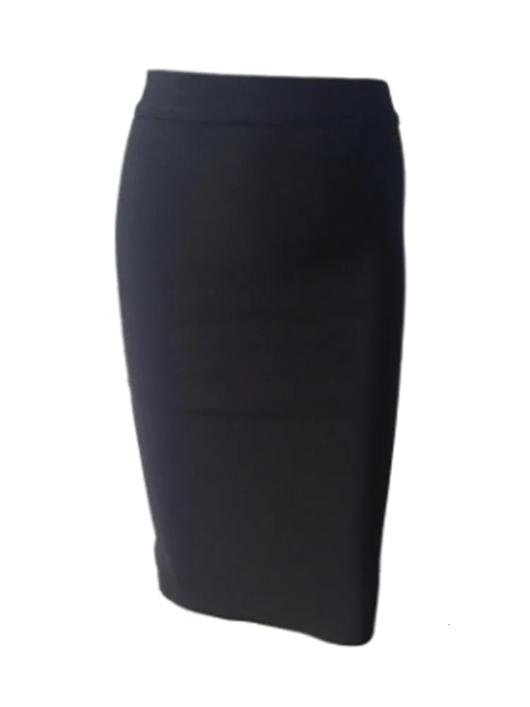13 Colors Solid Nude XL XXL Sexy Summer Bodycon Party Bandage Skirt Women Blue Pink White Black Beige Red Pencil Skirt 60cm 251028