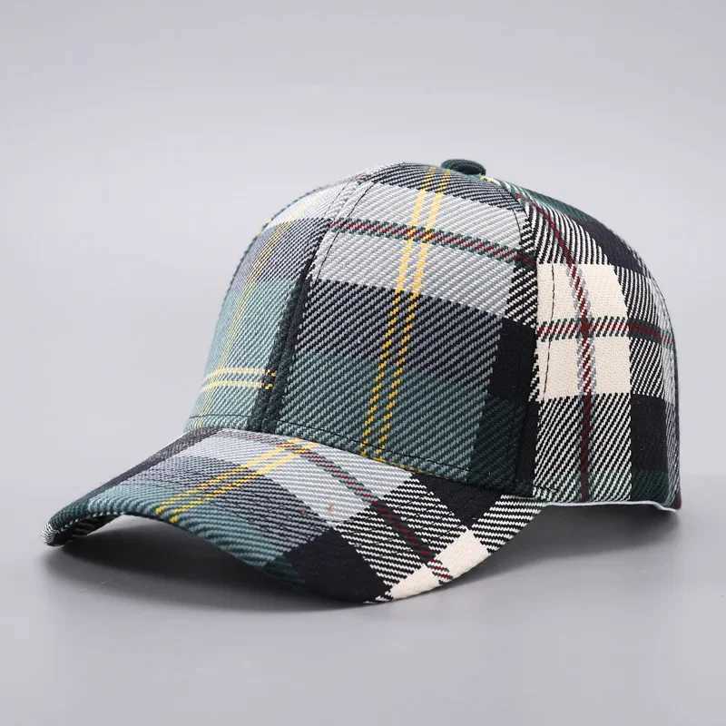 SpringSummer Exquisite Checkered Baseball Caps Unisex Outdoor Leisure Casquette Vintage Sports Visor Duck Hats For TeenagersW251029