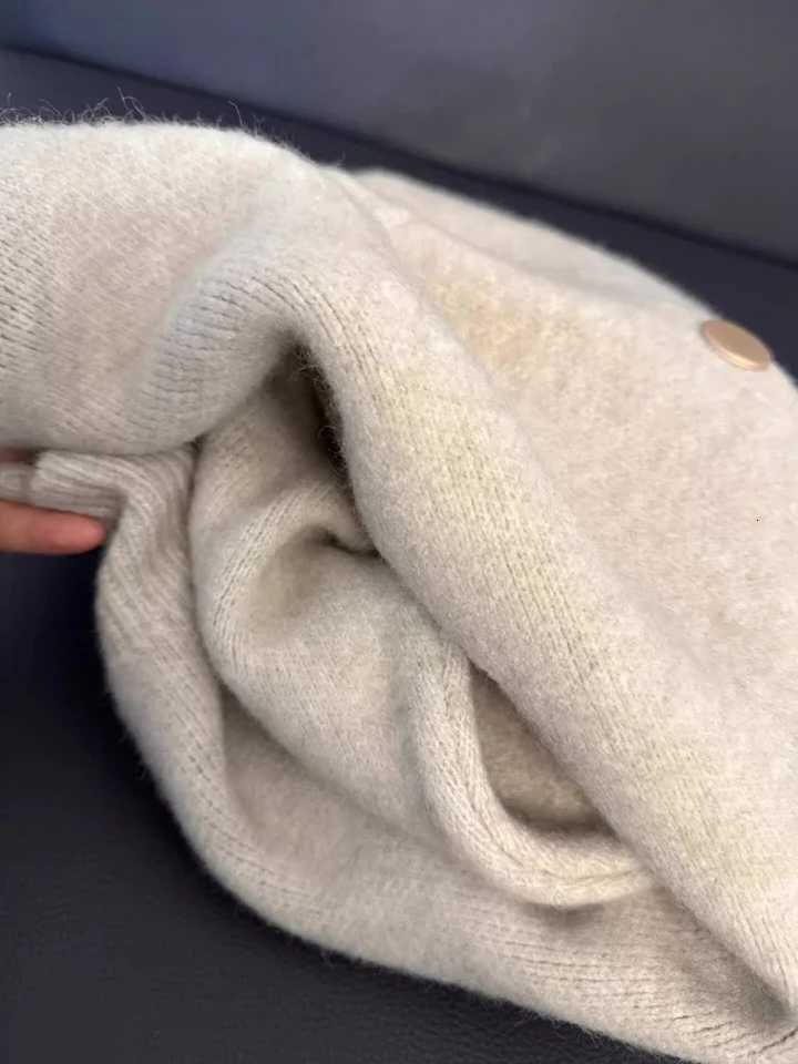 Autumn Knit Cardigan for Women Korean Soft Lazy Style O Neck Single Breasted Casual Sweaters Y2K Sweet Preppy Knitting JumperT251028