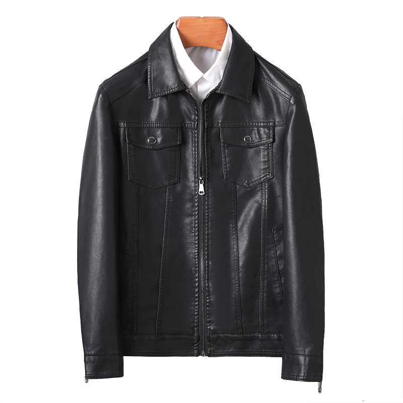 Leather Business Male High Quality Outwear Jacket Rider PU Jacket Men Casual Business Windbreaker Motorcycle Leather JacketsT251029