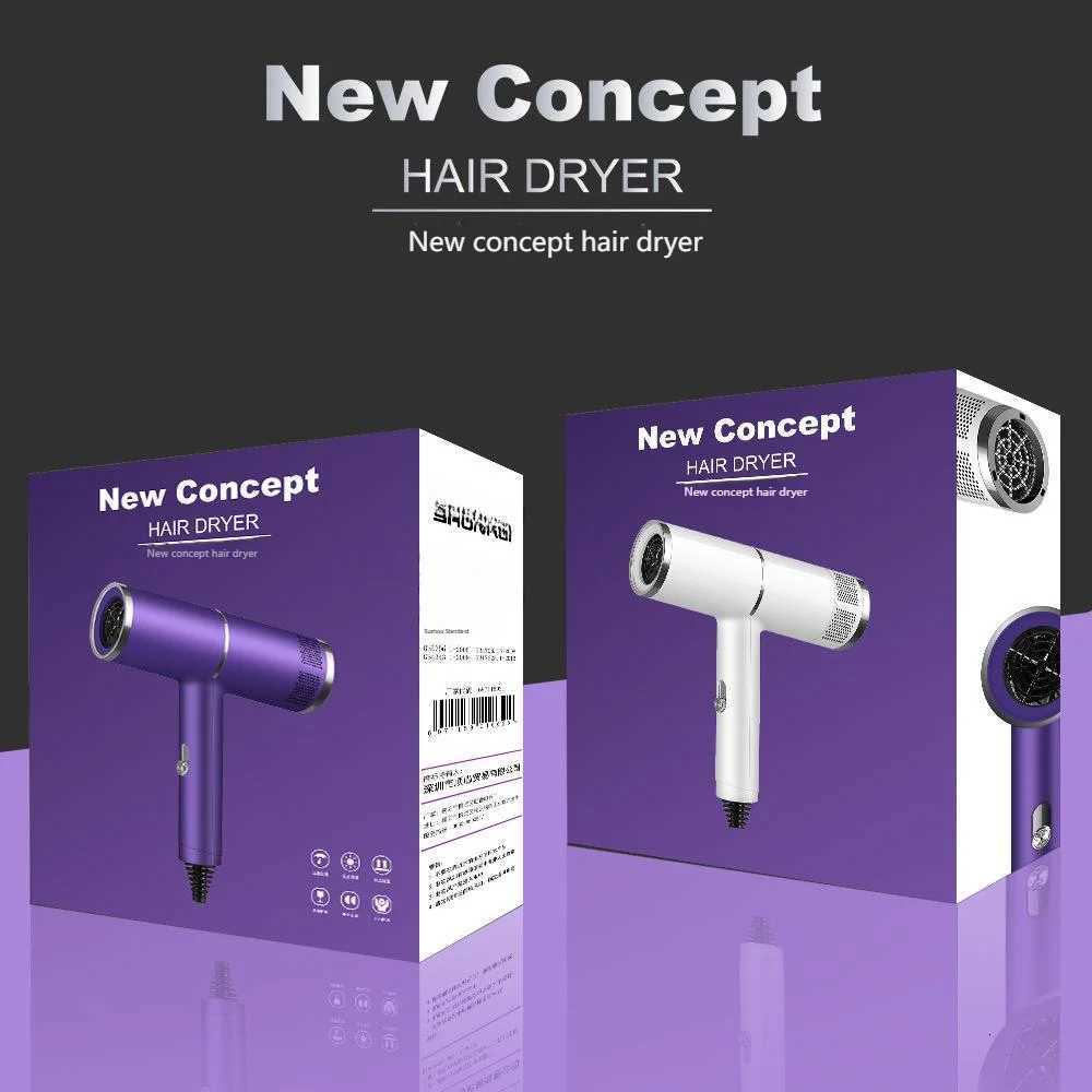 New Professional Hair Dryer Home Negative Ionic Blower Highspeed Electricturbine Drier Constant Temperature Quickdrying Hair W251029