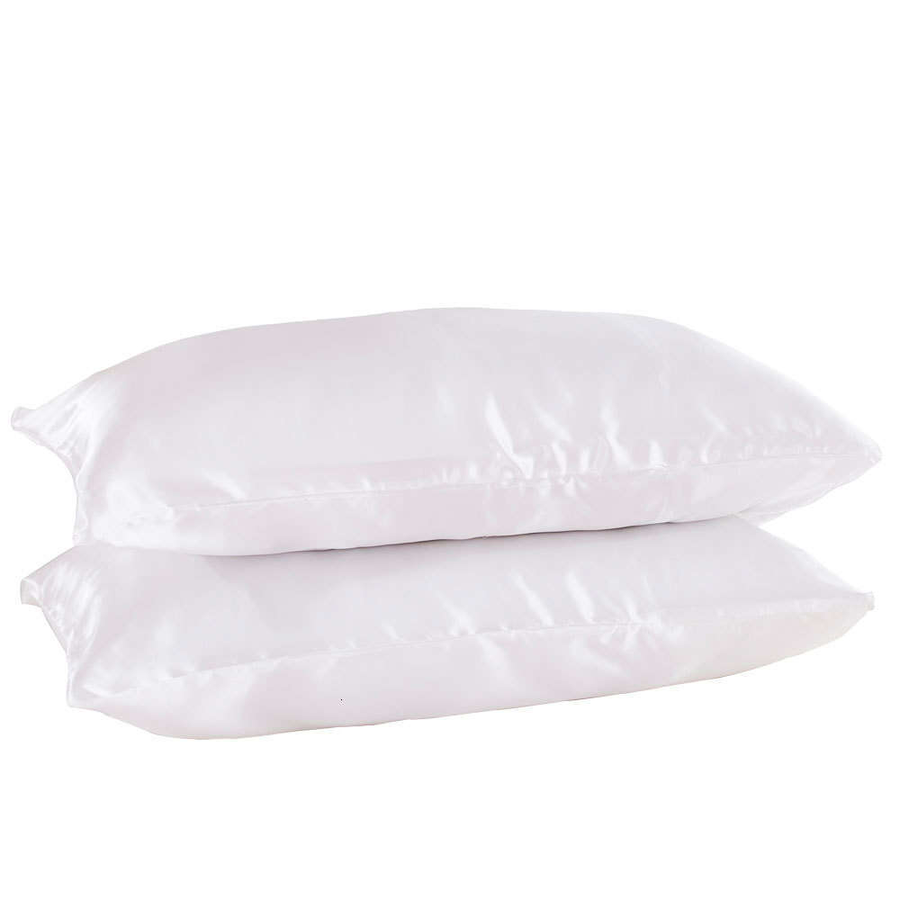 Home Goods Faux Silk Double Pillowcases Lightweight, smooth, and moisture-absorbing