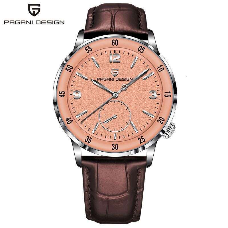 PAGANI DESIGNB New Fashion Men's Mechanical Watch with Double Push Button Butterfly Buckle Strap PD-1790