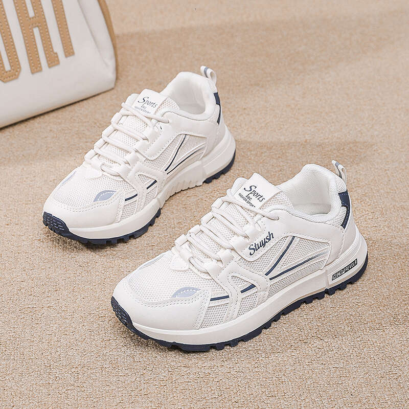 2025 New Autumn Chic Designer Shoe Fashion Mesh Shoes Non-Slip Shock-Absorbing Outdoor Running Student Travel All-Match Casual Shoe