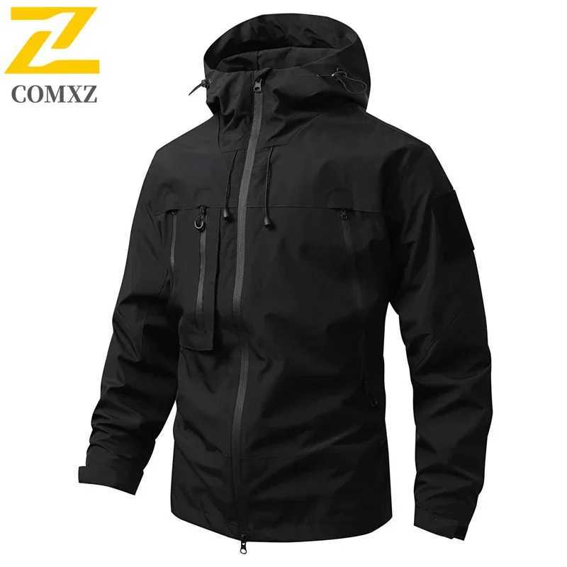 Gorpcore Hiking Jacket Male Motocross Clothing Mountain Camping Waterproof Coat Bicycle Outerwear Chaqueta Cortavientos Hombre J251029