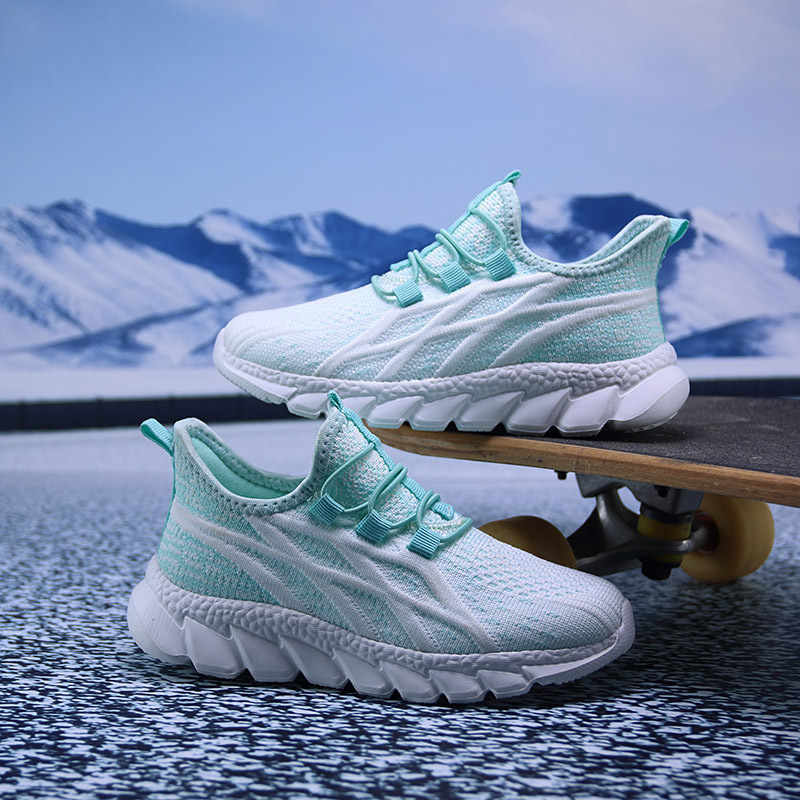 Designer girls' shoes, autumn mesh breathable children's sports shoes, lightweight and non slip oversized children's shoes