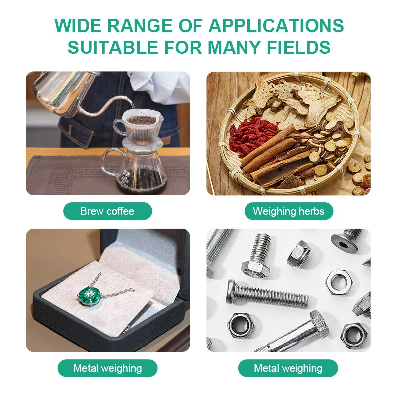 0001g Professional Jewelry Scale 102050100g Electronic Display Precision Mini Pocket Digital Milligram Scales 251028