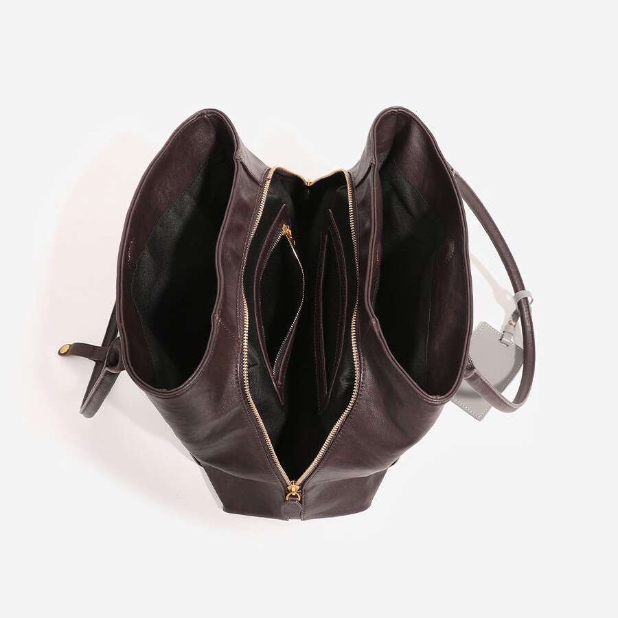 Luxury bag Niche Design Large Capacity Tote for Women New Multi layer Commuter Shoulder Handbag Briefcase Laptop Bag