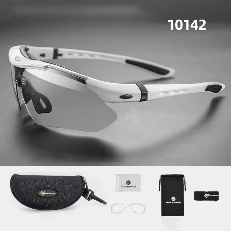 ROCKBROS Bicycle Glasses Pochromic Cycling Sports Sunglasses Eyewear Men Women UV400 Outdoor MTB Road Bike Goggles 251013