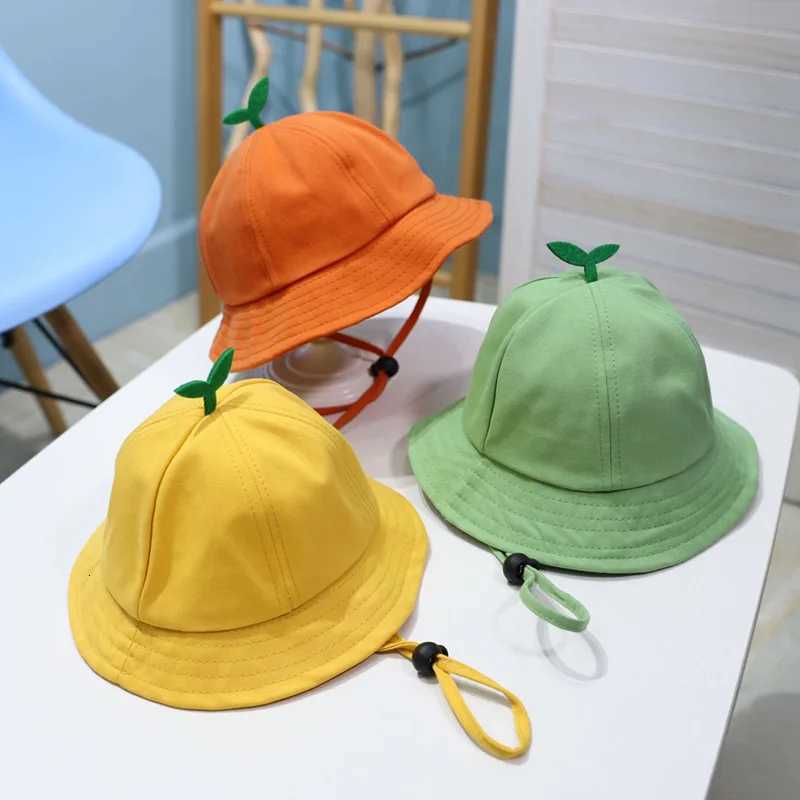 38 Years Old Childrens Hats Summer Boys and Girls Sun Protection Small Yellow Hat Baby Sun Hat Thin Fisherman Hat251028