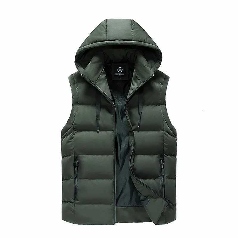 New Winter Casual Hooded Comfortable Breathable Vestest coat male bobojaco mens parkapadded jacket quality Leisure fishing vest W251029
