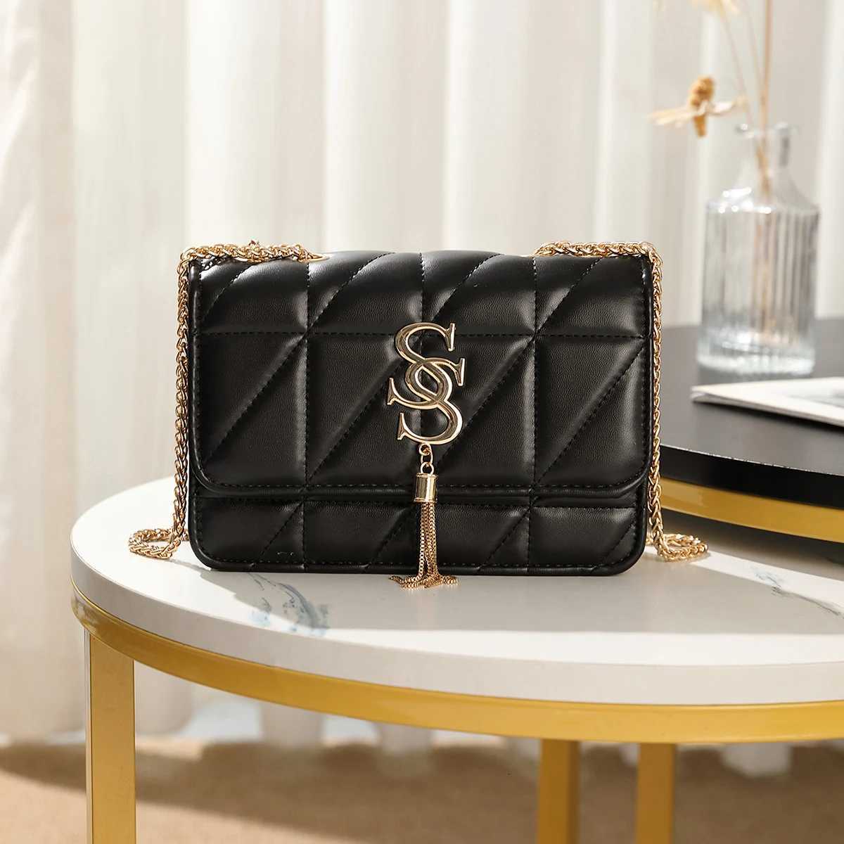 Designer Luxurious Lingge bag chain bag single shoder bag diagal cross style crossbody bag for wen Y251120