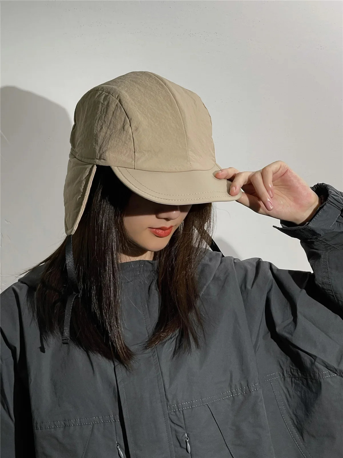 Winter Russian Hat For Women Men Waterproof Beanie Trapper Cap Fashion Earflap Bomber Hat Thickened Pilot Cap 251029