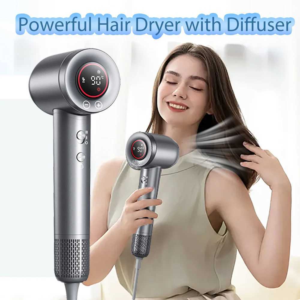 600W highspeed hair dryer Brushless negative ion hair dryer with air collection nozzle Suitable for home use dormitories W251029