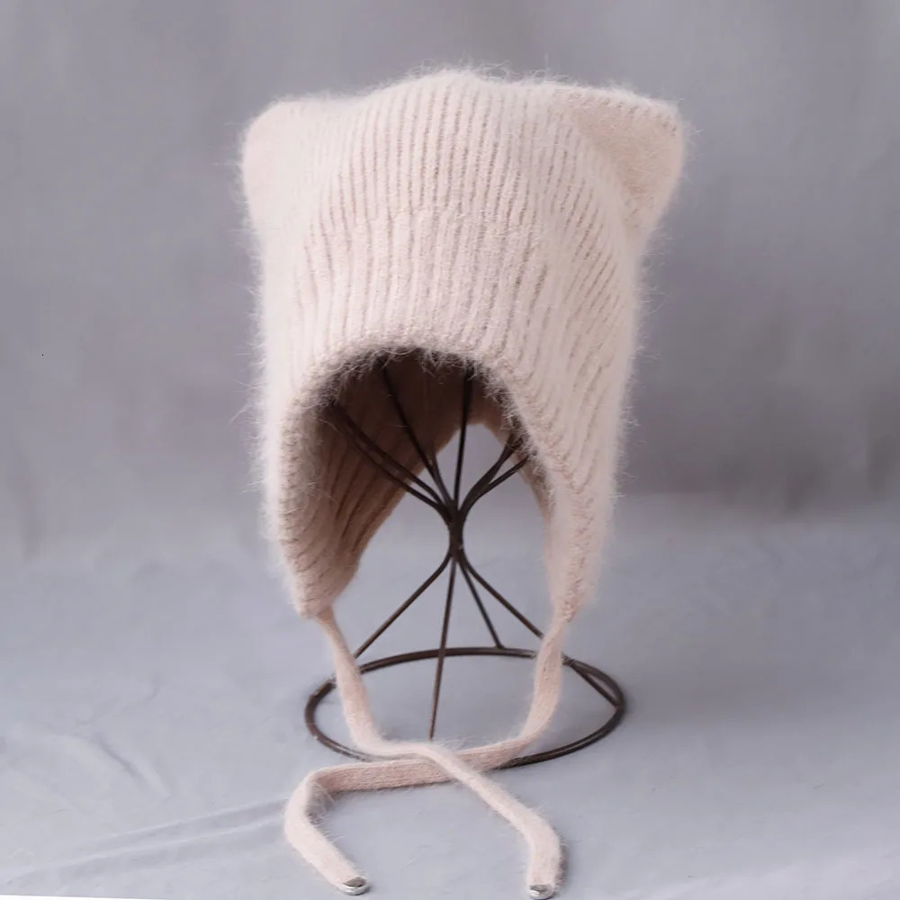 Cashmere hatoutdoor deep hat with ears soviet hat wtaps hat for womens winter hat Rattan hat Fur hat Cute hat fleece knit hat 251029