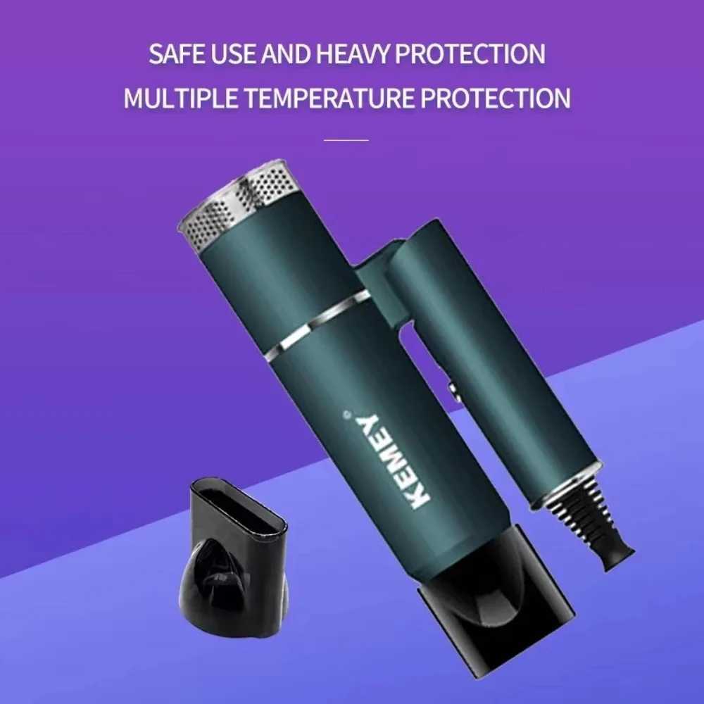 Kemei Professional Powerful Hair Dryer HighSpeed Electric Turbine Blow Dryer Negative Lon Hair Care Foldable Blow Dryer KM9825 L251029