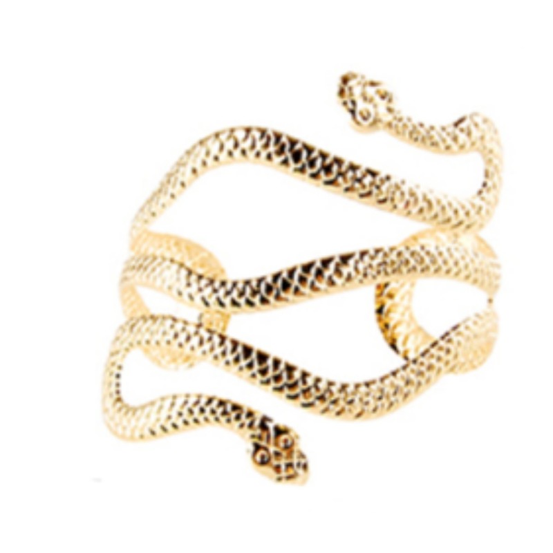 Fashionable and retro Egyptian four-piece set, snake-patterned earrings and stud earrings, nostalgic Nile style, suitable for theme events/displays