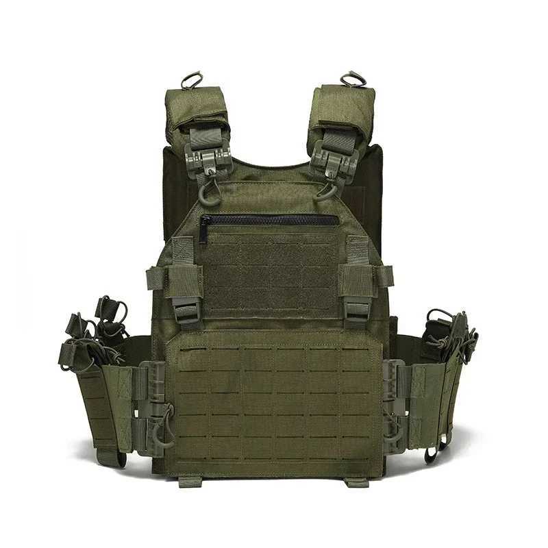 Quick Release Tactical Vest Hunting Men Plate Carrier Chest Rig Military Combat Armor Vests Outdoor CS Training Airsoft Vest W251029