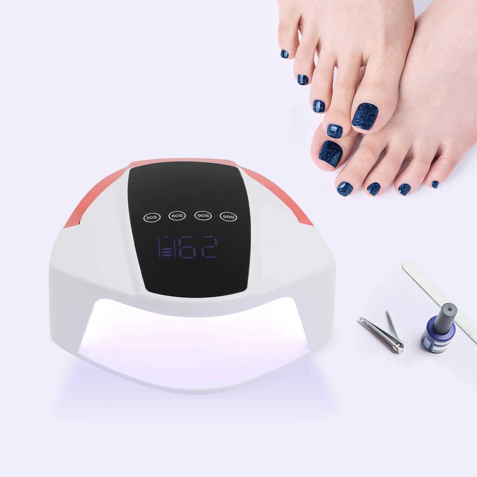 Rechargeable Nail Lamp LED Manicure Desk Lamp Automatic Sensor UV LED Nail Dryer J251115