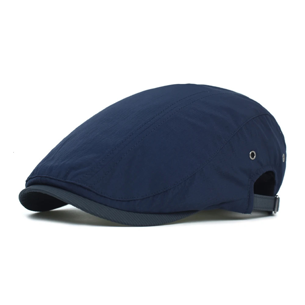 Spring Summer Quick drying sboy Caps Men Woman Breathable Fashion Casual Beret Flat Ivy Cap Soft Solid Driving Peaked Cap 251029
