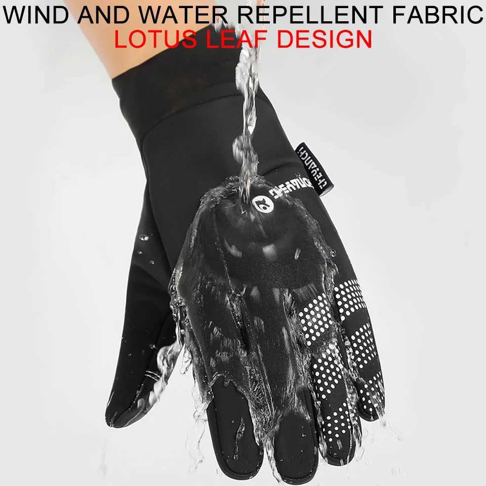 GTUBIKE Winter Gloves for Women Men Cold Weather Winter Cycling Bike Gloves for Men Women Gloves with Touchscreen Fingers J251029