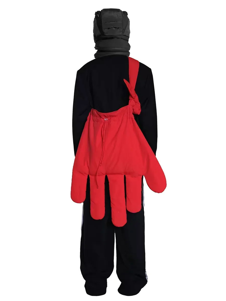 Red Nylon Big Gloves Bags Women Street Style EuroAmerica Style Shoulder Bag Pures and Bags Crossbody Bag 251029