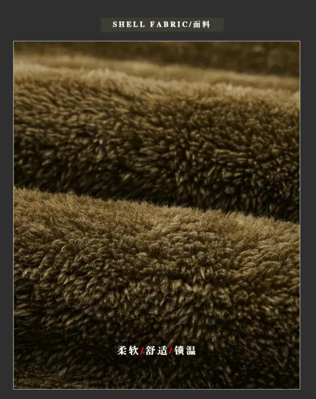 Mens MultiPocket Clothing Winter Vest Jackets Sleeveless Coat Fashion Large Size 6XL Male Warm Waistcoat Fleece Vest Men W251029