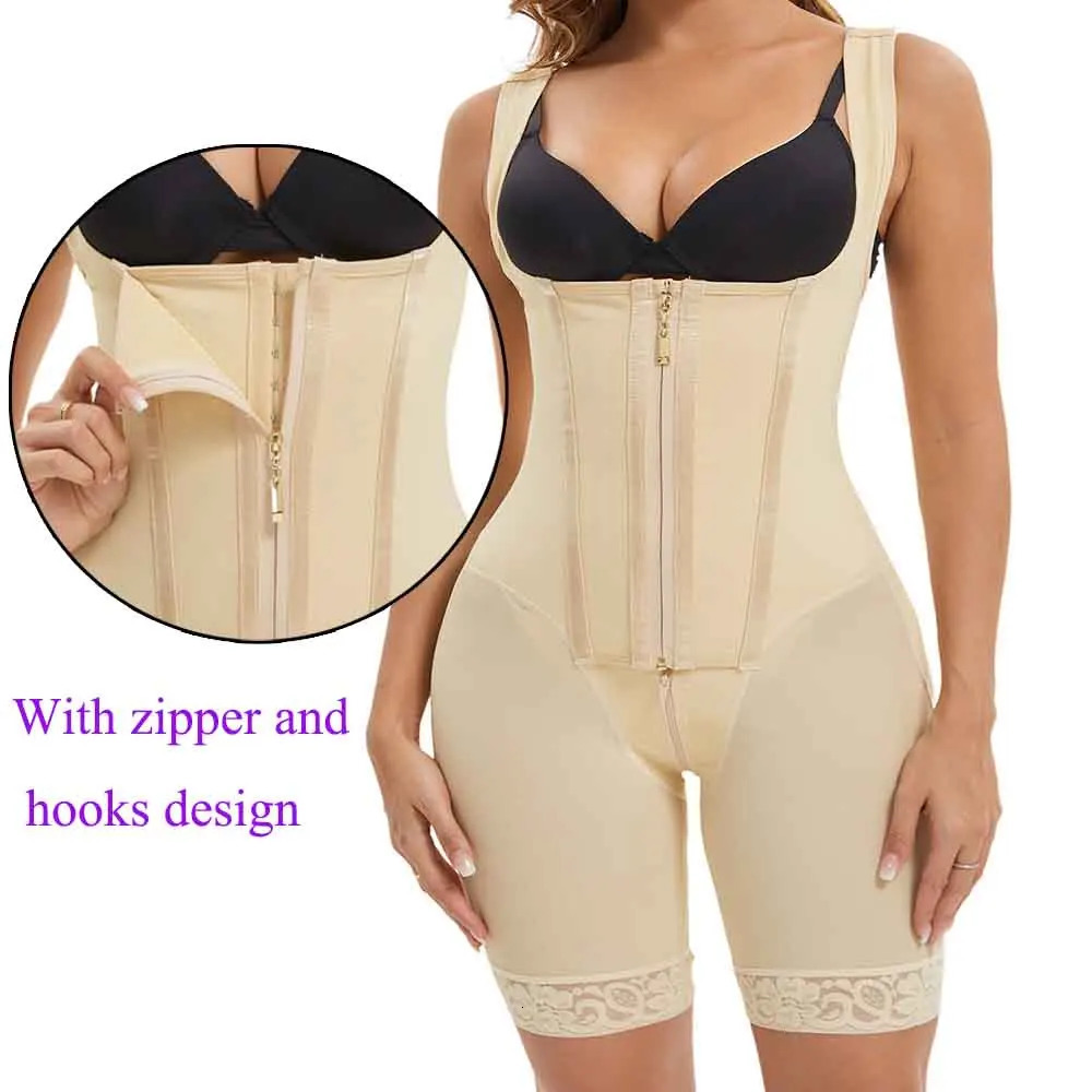 Women Full Body Shapewear Bodysuit for Abdomen Control High Compression Reducing and shaper girdles Zipper Crotch Shapewear Faja 251029