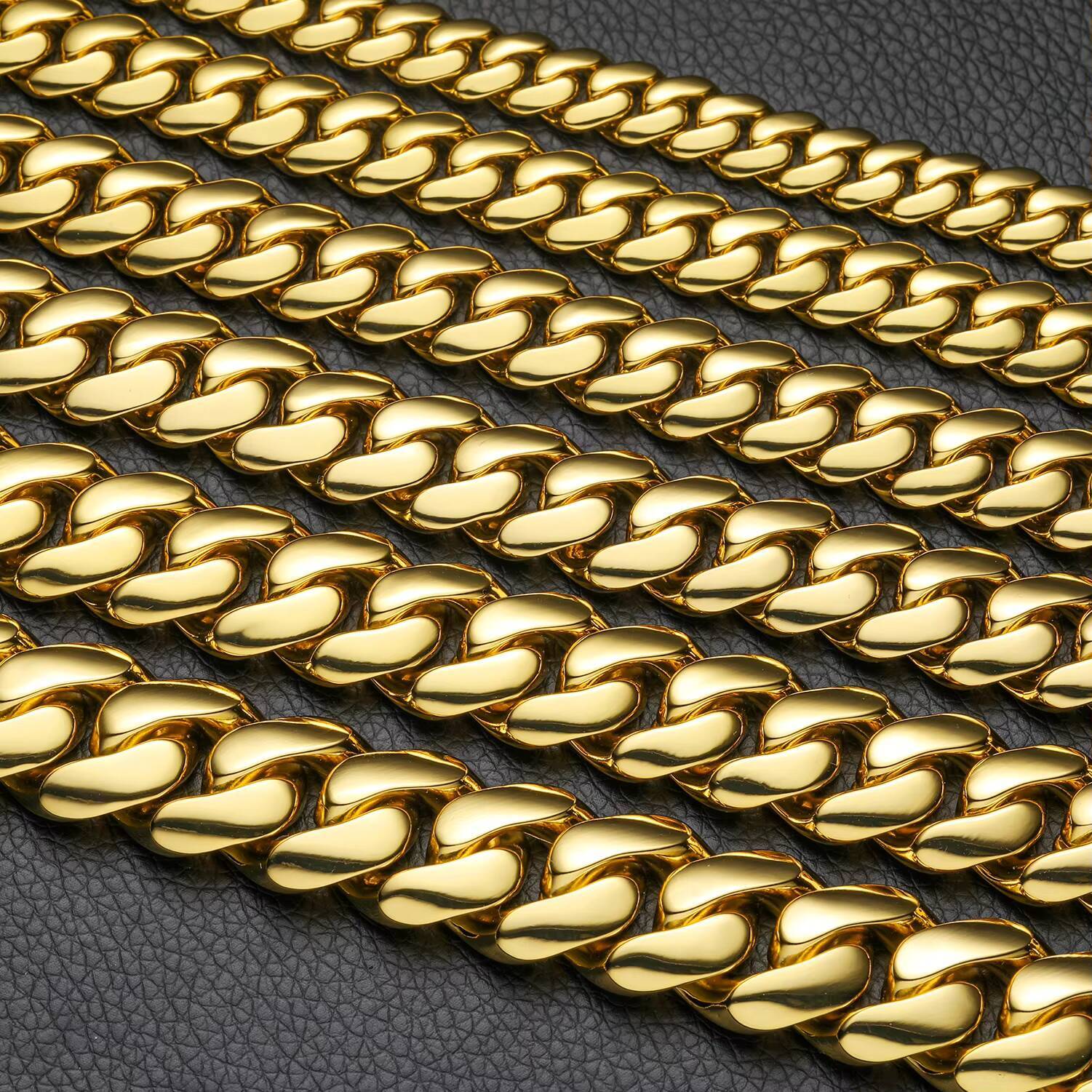 2026 Cubana Heavy 20mm 10K 14K 18K Real Gold Plated Fashion Cuban Link Chain Luxury Miami Hip Hop Jewelry Choker Necklace for Men