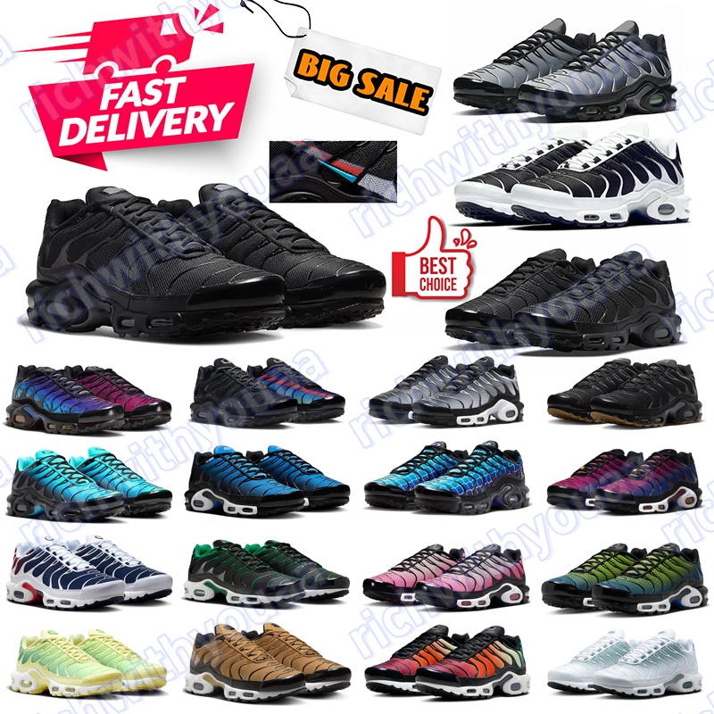 Fast shipping designer tn Shoes running Shoes for Men Women Olive Triple Black Pink Clean White Red Green Hiking Outdoor Mens Trainers Sneakers 36-45