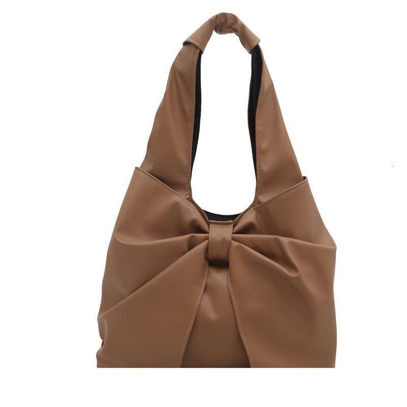 Designer bag 2025 Summer New Fashion Simple High-Value Single Shoulder Handbag Exquisite Bow Niche Commuter Tote