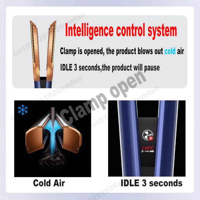 2 IN 1 Professional Hair Straightener Hair Dryer Styling Tool Negative Ion hairdryer Iron LongLasting airstrait L251029