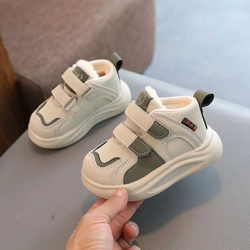Children Cotton Casual Sneaker Boy Shoes Warm Plush Winter for Girl Kid Soft Sole Board Shoe L251028 XJ260303