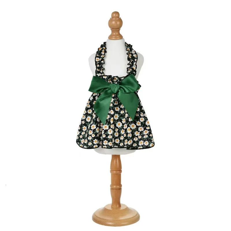 Fashion Cat Pet Dog Dress Sleeveless Cyan Flower Slim Style Cat Princess Dog Dresses Summer Clothes Puppy Skirt Chihuahua Bichon 251029