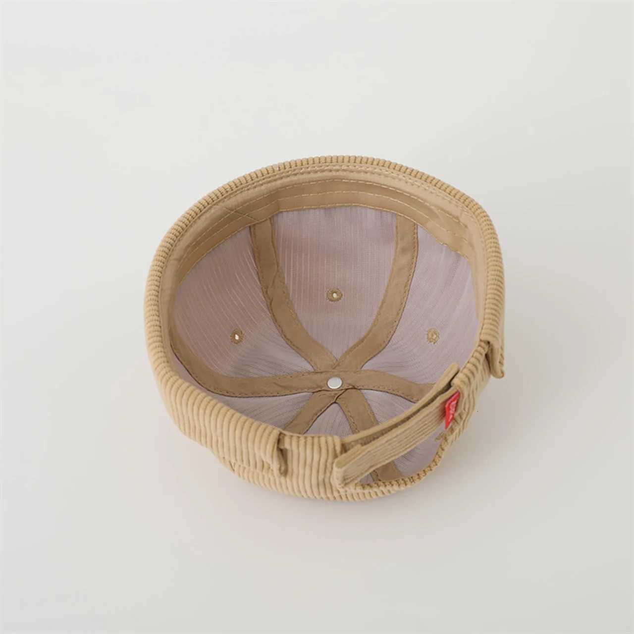 Baby Autumn Corduroy Docker Cap Letter Embroidery Dome Melon Cap Fashion Children Beanie Bonnet Hiphop Kids Brimless Hat 26Year251028