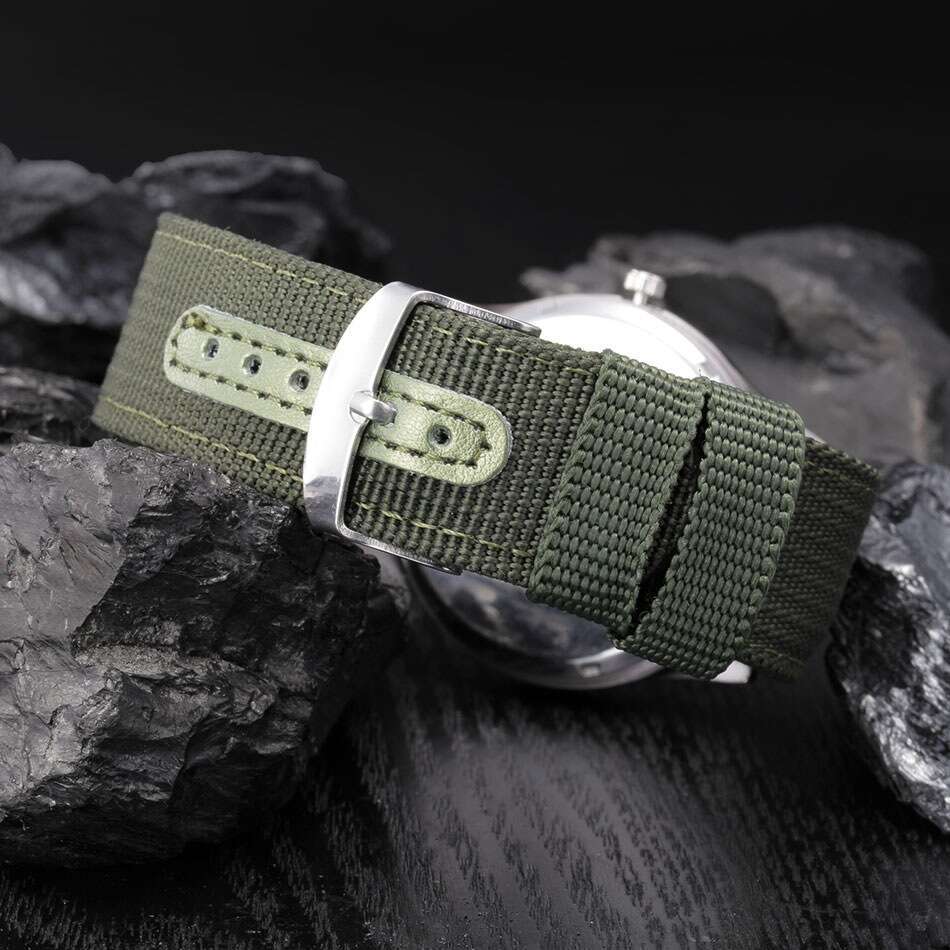 Nylon Strap Men's Calendar Quartz New Military Watch