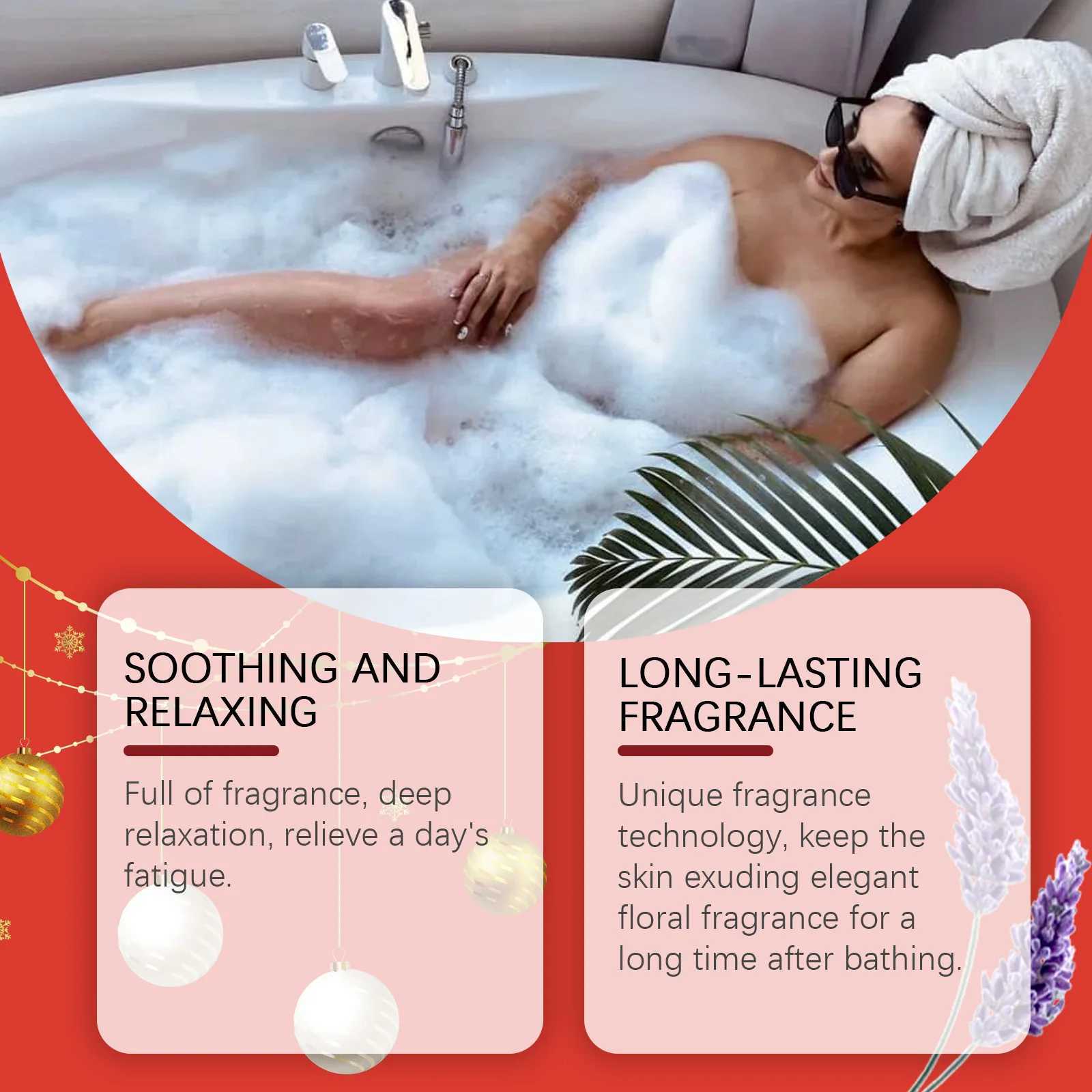 Christmas Bubble Shower Ball Set Spa Relaxing Body Cleansing Reduce Dryness Bath Balls for Adults Christmas Atmosphere Shower L251029
