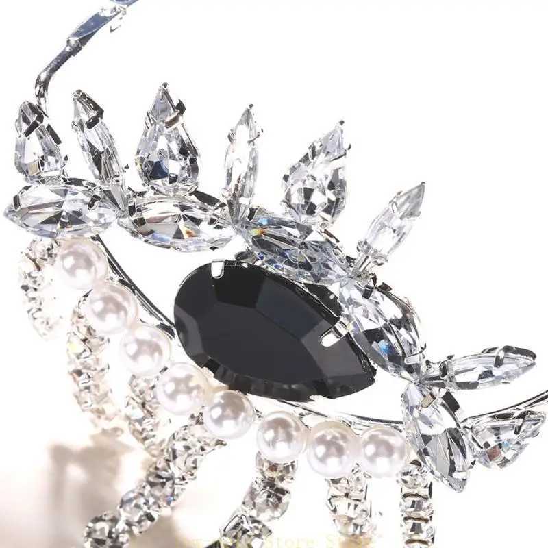 C71B Stylish Eyeglass Frame with Fringe Decoration Elegant Face Jewelry for Daily Life Parties Gatherings and TravelsW251029